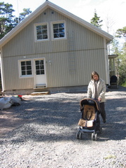 Ma utanför huset